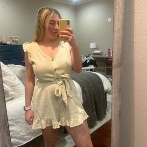 Miss Selfridge Linen Romper